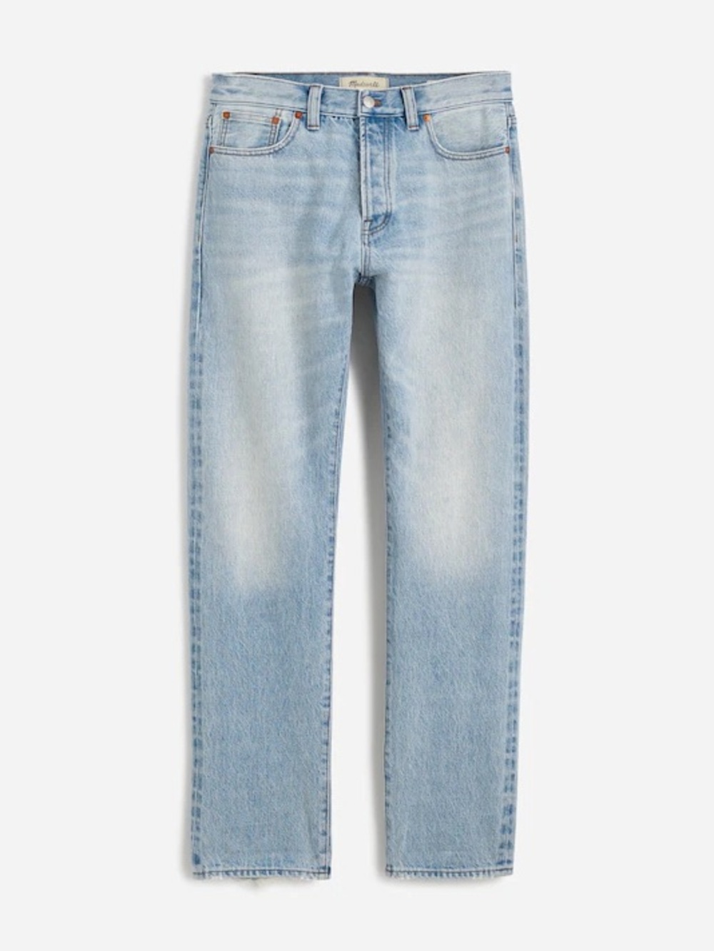 Madewell The 1991 Straight-Leg Selvedge Jean Kentfield Wash-Rigid Size 31 NT824